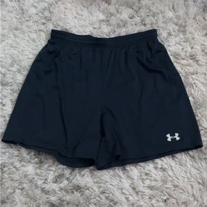 Navy Blue Loose Basketball Shorts Brand- Under Armour Size- Medium